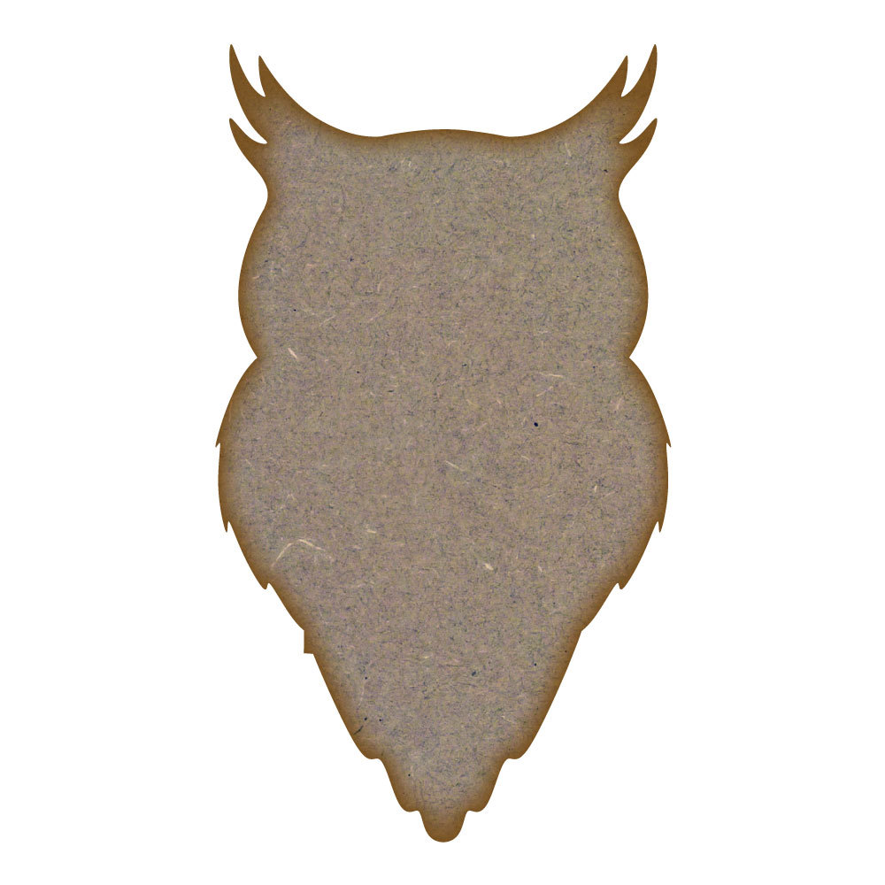 Owl 2 MDF Laser Cut Craft Blanks in Various Sizes