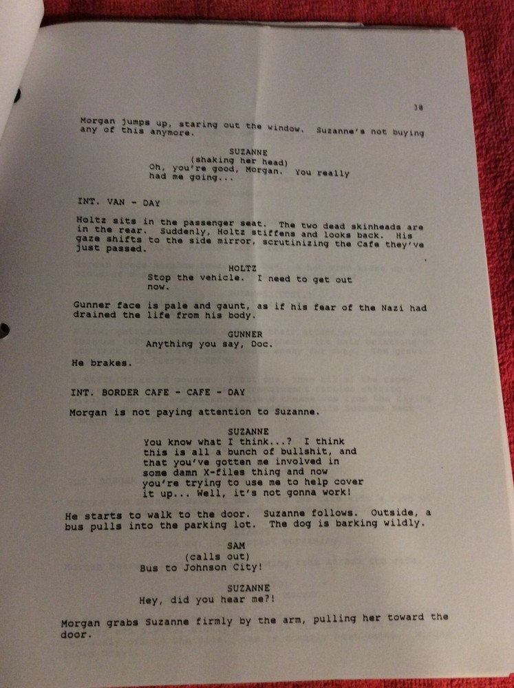 ORIGINAL SCRIPT BAT OUT OF HELL ALAN MCELROY RON MITA JIM MCCLAIN