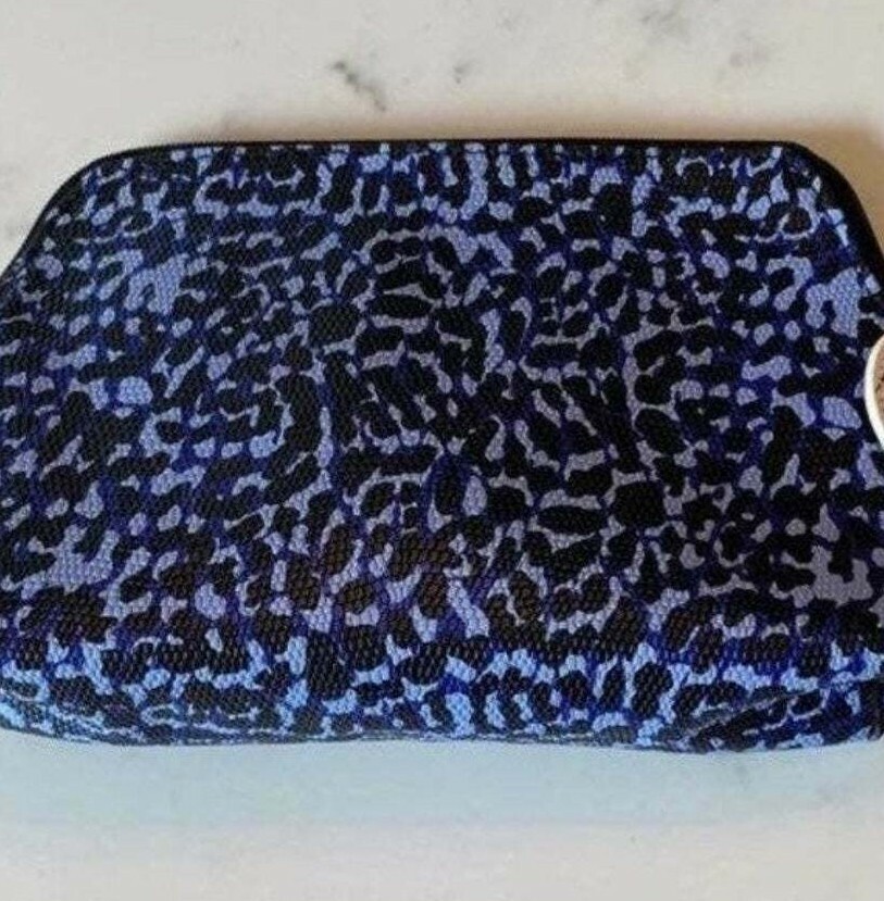 Estee Lauder Blue Makeup Cosmetic Bag