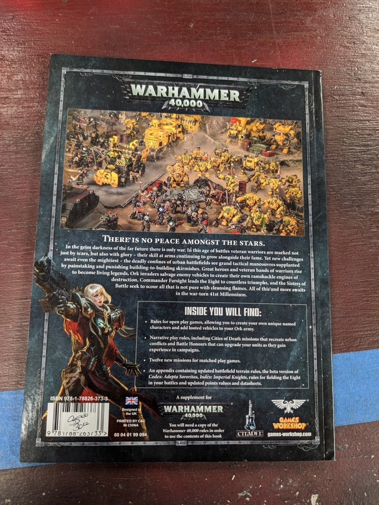 Chapter Approved 2018 Edition Warhammer 40K Games Workshop