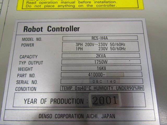 Denso RC5-H4A Robot Computer Control Drive 410000-7720