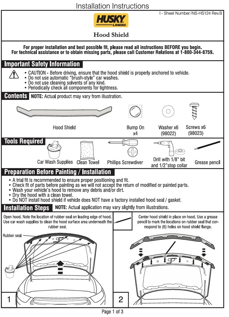 BugFlector II Smoke Bolt-On Bug Shield Protector for 2017-2024 Chrysler Pacifica