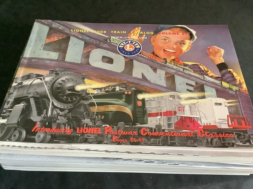 Lionel Train Catalogs X4 / 2007 - 2008 / Includes Harry Potter edition