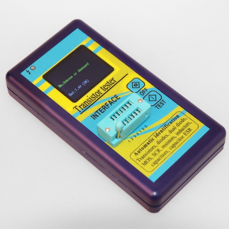 M328 Transistor Tester Diode Capacitance Volt Meter Diode Resistor Capacitance