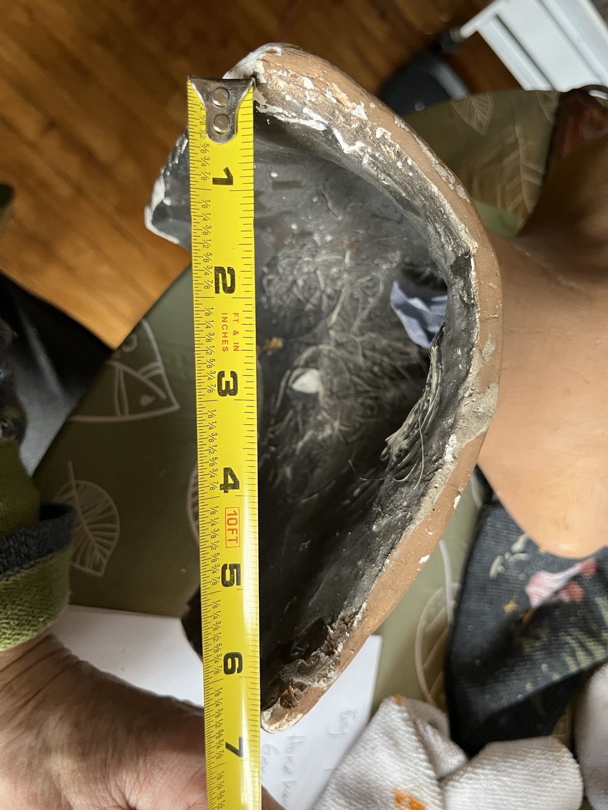 Antique, 1900’s Plaster Child Mannequin Bust, German, Brown Eyes, Blond Hair