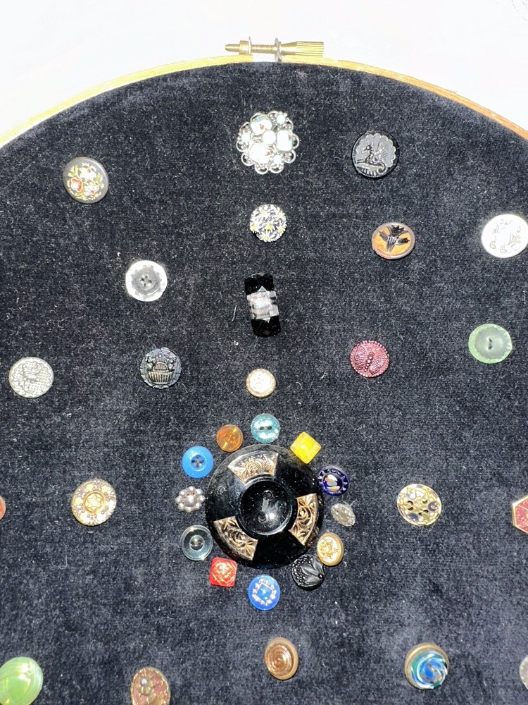 Antique Button Sampler