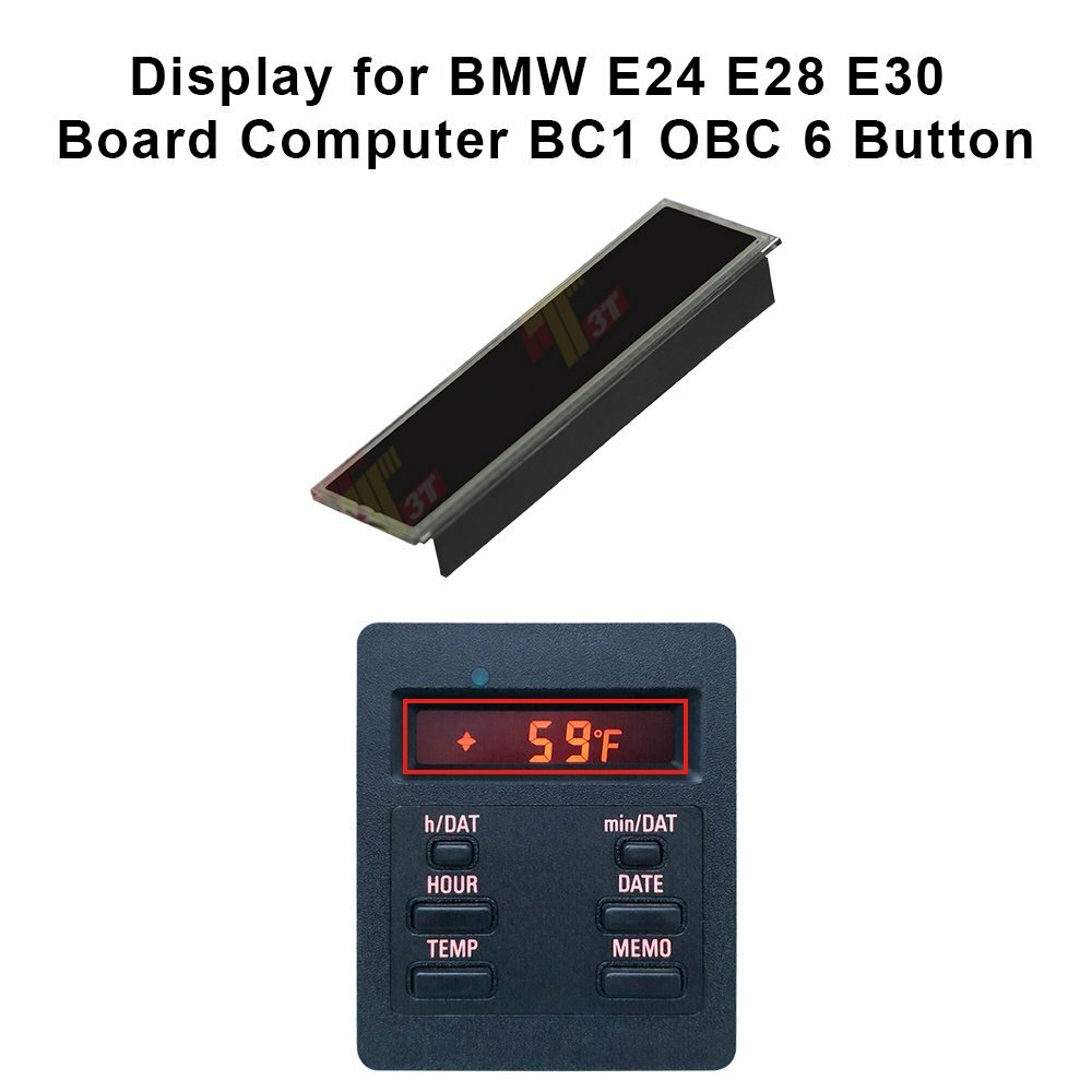 DISPLAY FOR BMW E30 3-SERIES M3 ON BOARD COMPUTER OBC CLOCK