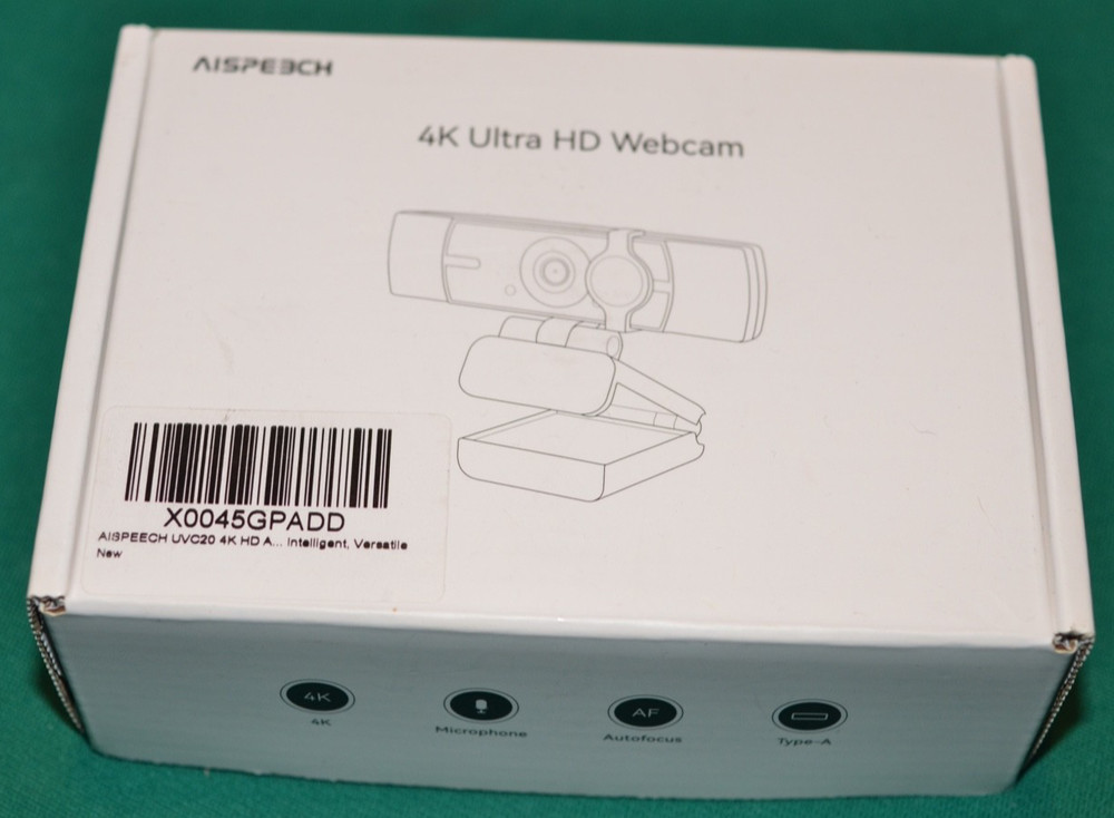 AISPEECH AIVIS-UVC20 4K Ultra HD Webcam