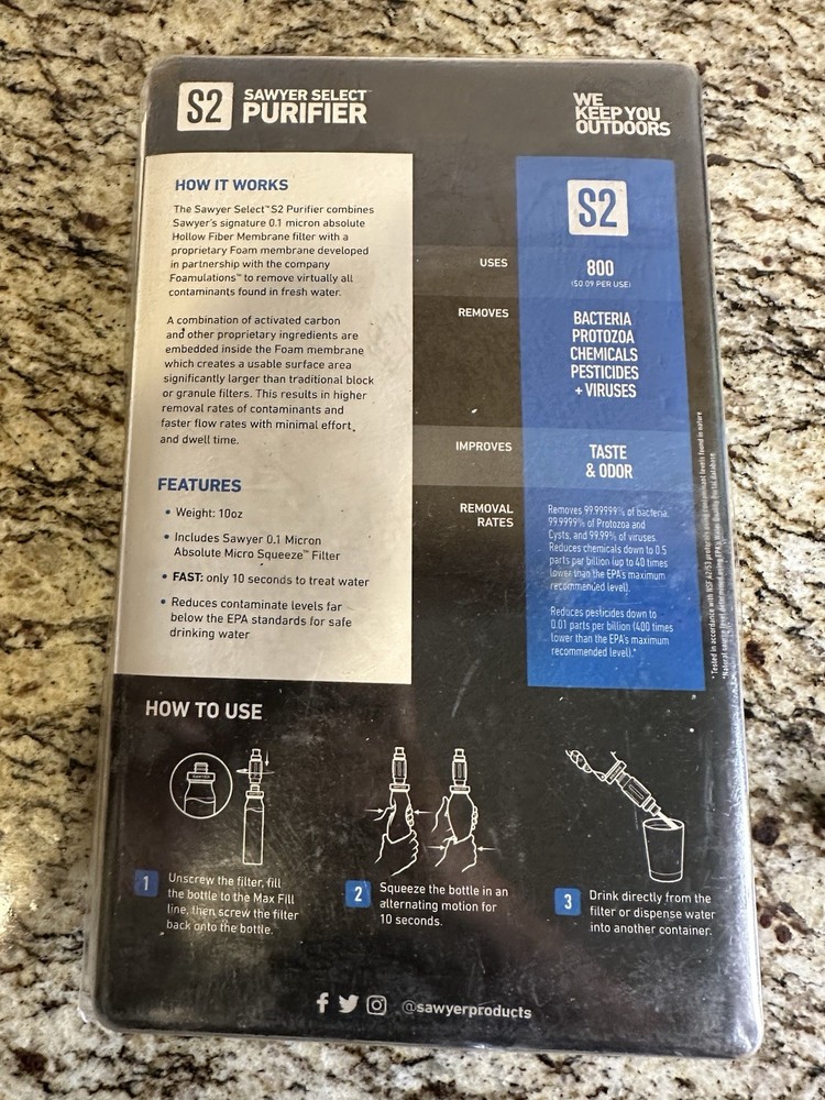 Sawyer Select S2 Foam Filter Purifier