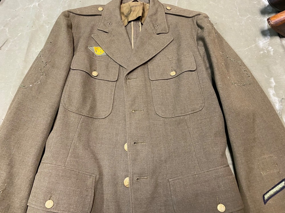 ORIGINAL WWII US ARMY M1938 CLASS A DRESS JACKET-SIZE 39R MEDIUM