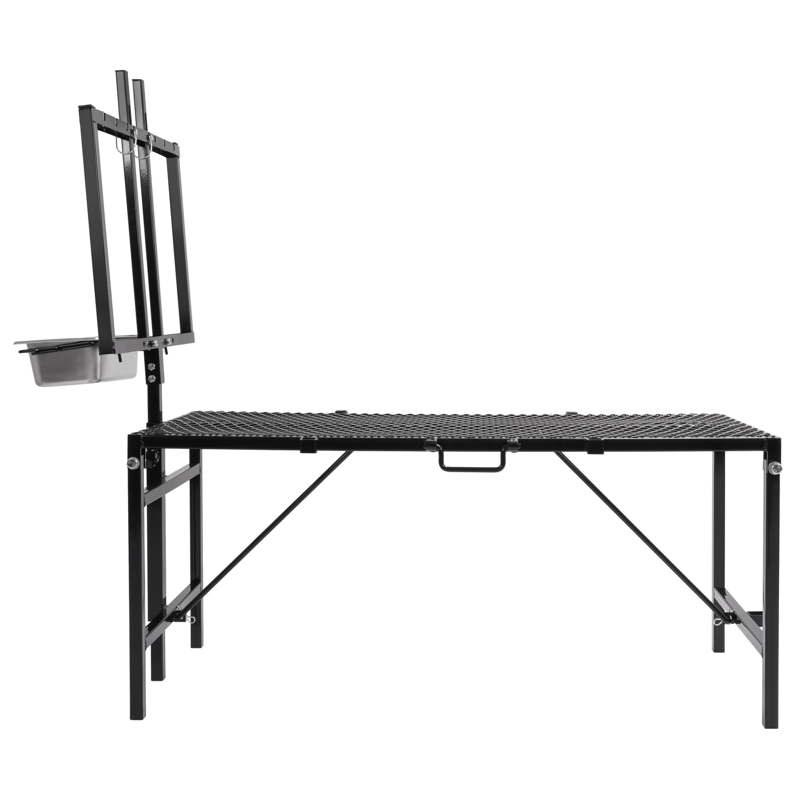 Goat Horned Milking Stand w/ Feed Bin For Sheep Trimming Hoof Adjustable size