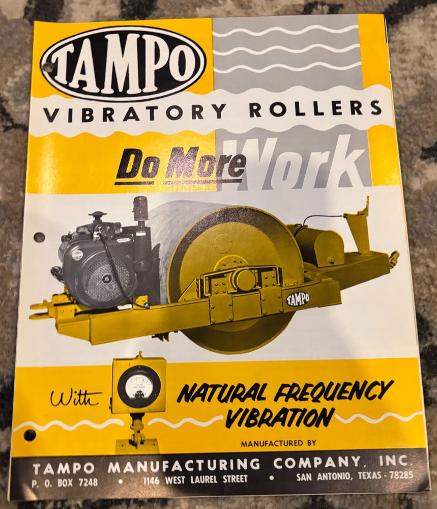 Tampo Vibratory Rollers Brochure AMIL25
