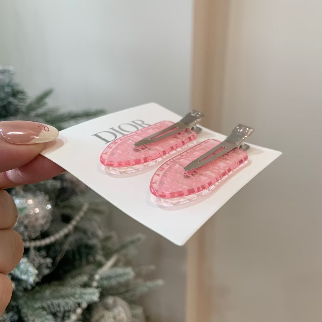 DiorBeauty Backstage Pink Hair Clips Get Ready 2 Piece Set Novelty GWP NEW