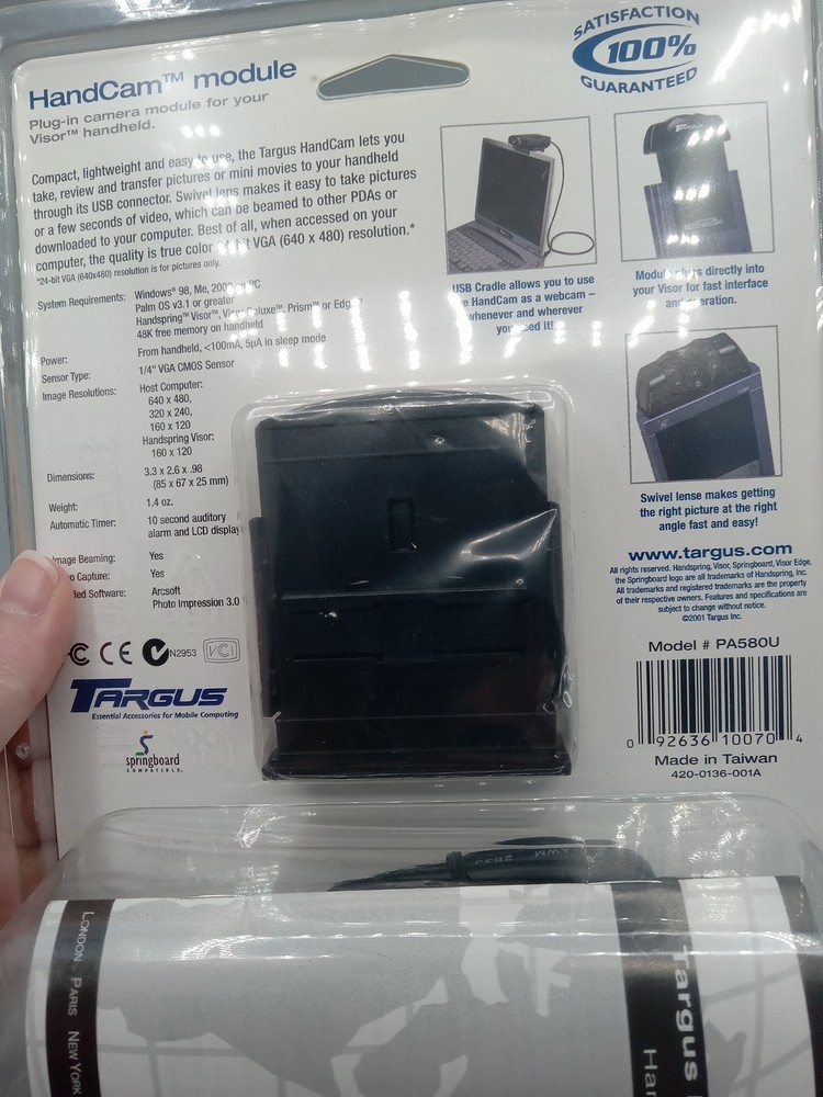 Targus Handcam Module PLUG In Camera And Hand Held Vintage