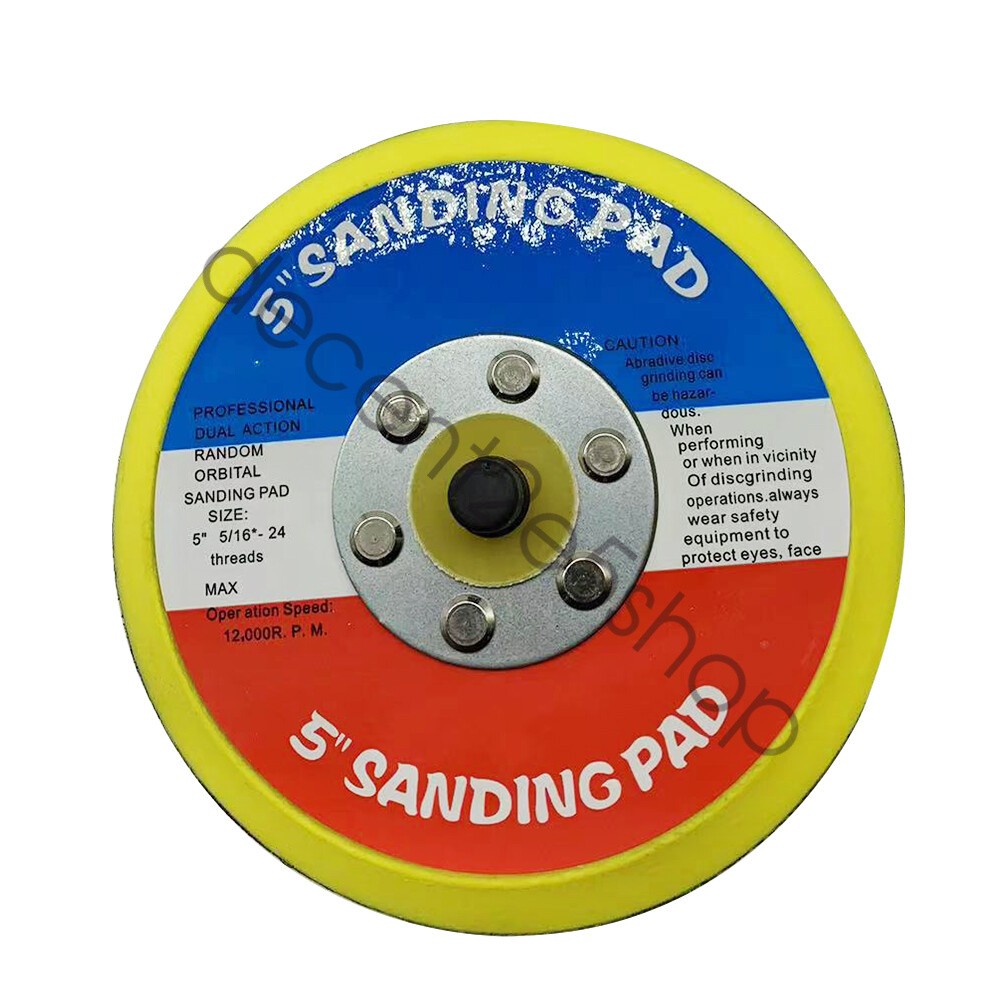 5" HOOK and LOOP FACE SANDING PAD For DA SANDER PALM D/A NEW High quality