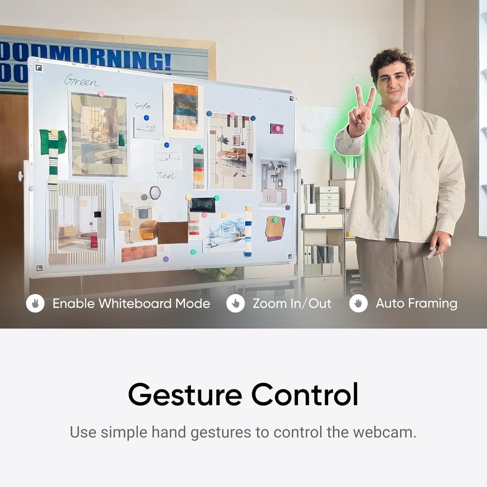 Insta360 Link 2C 4K AI Webcam, Standard Bundle, Graphite White