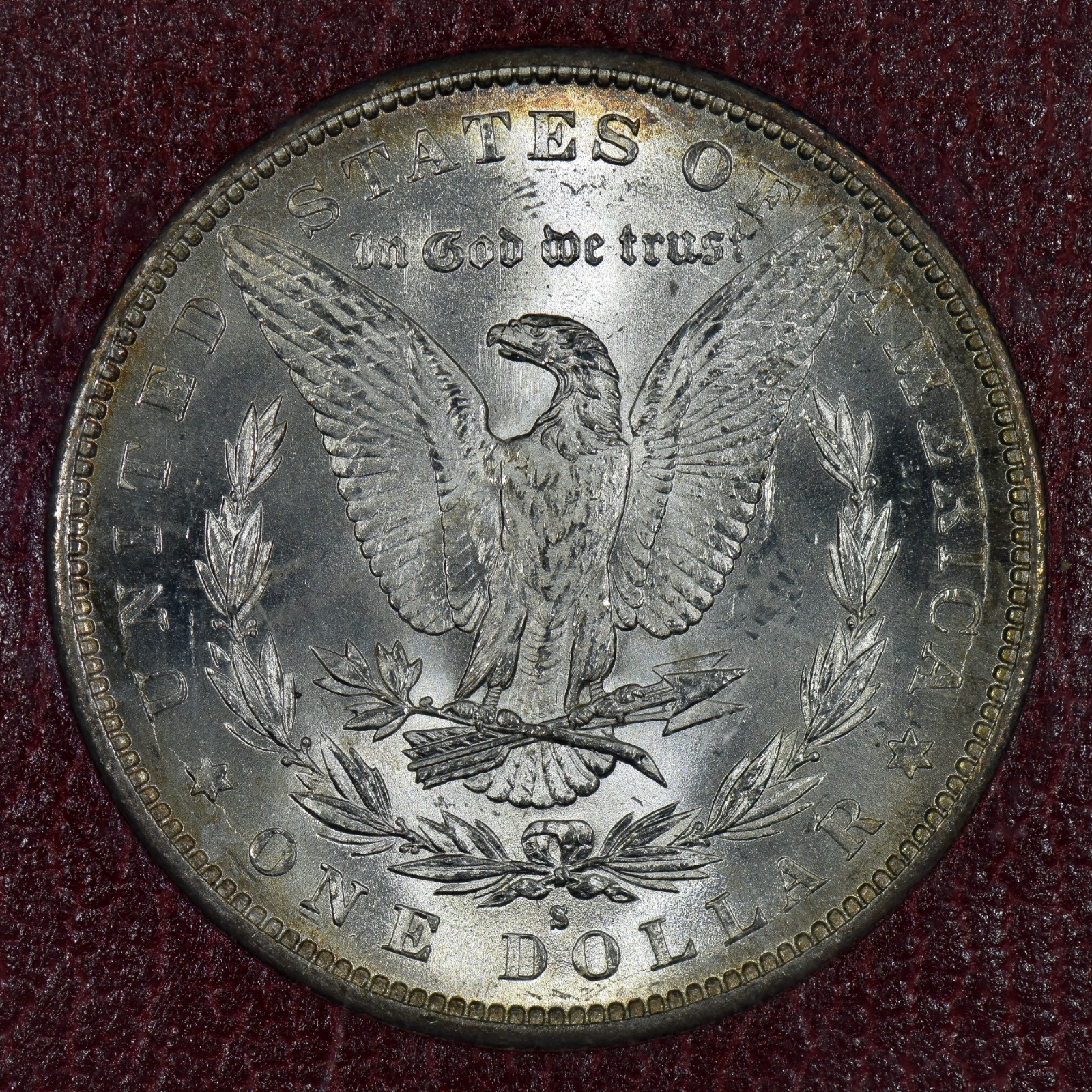 1890-S $1 MORGAN SILVER DOLLAR ✪ REDFIELD HOARD ✪ NGC MS-63 COLLECTION PARAMOUNT