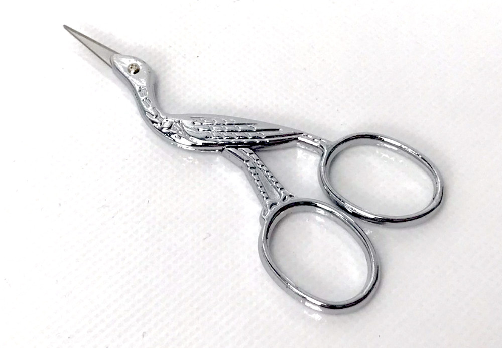 Small Stork Scissors for Embroidery - 2 Pair