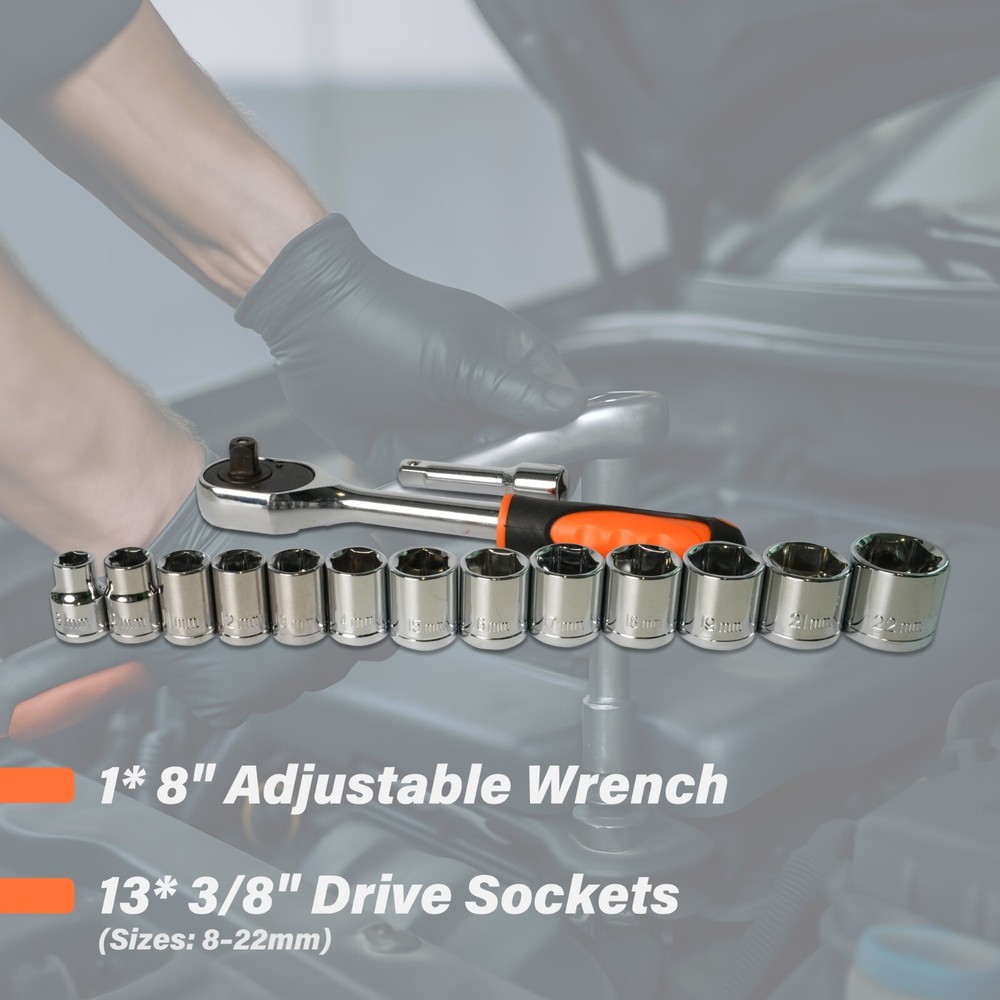 141 Piece Tool Set Auto Repair Tool Combination Package Socket Wrench Mixed Tool