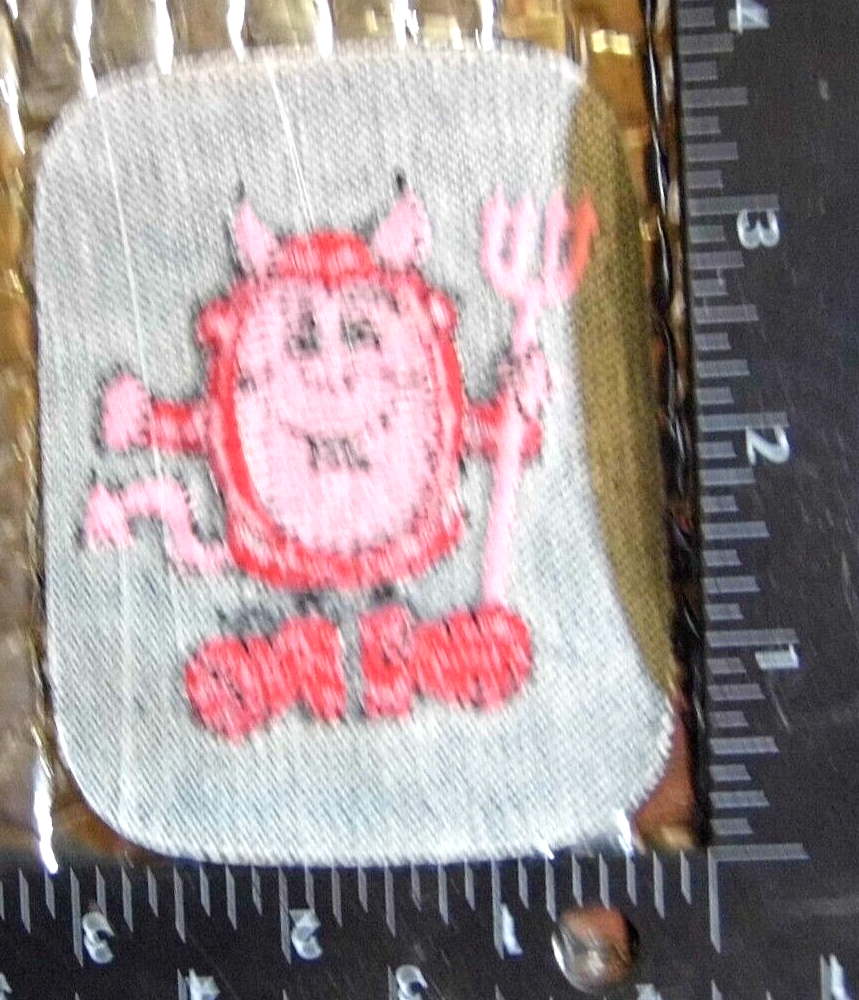 Vintage Patch Funny Comical DEVIL FREE SHIPPING !