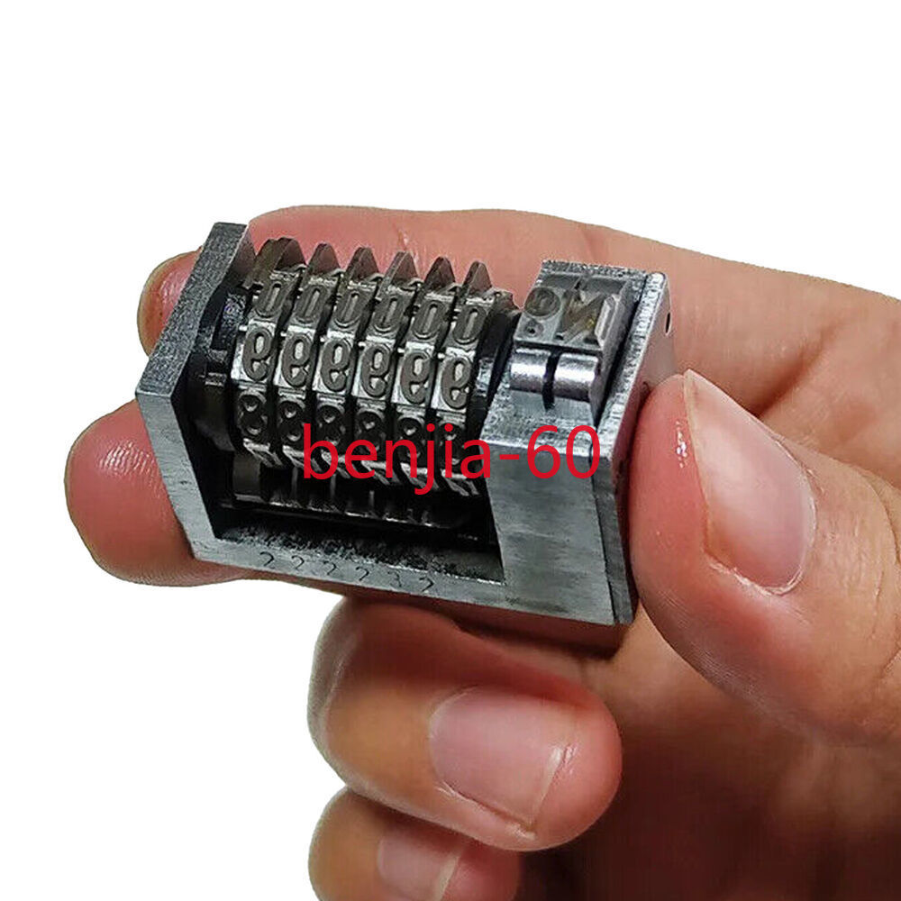 Mini 4X8 6Digit Roman Backward Printing Machine Small Printer Numbering Machine