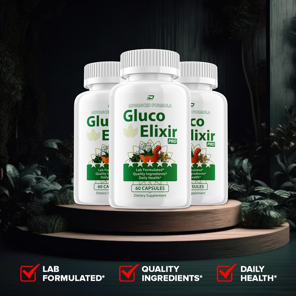 (2 Pack) Gluco Elixir Capsules – GlucoElixir Natural Blend Glycogen Support