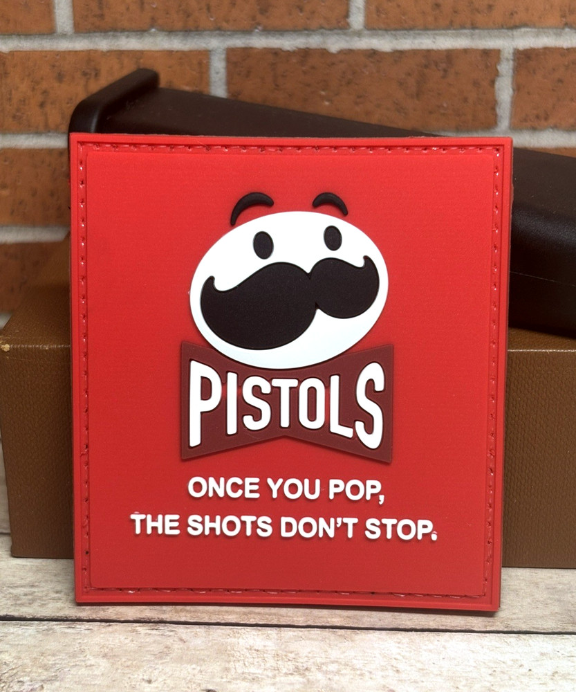 Tactical Morale Patch, PVC Pistols Gun Patch, Military Funny Meme Patch