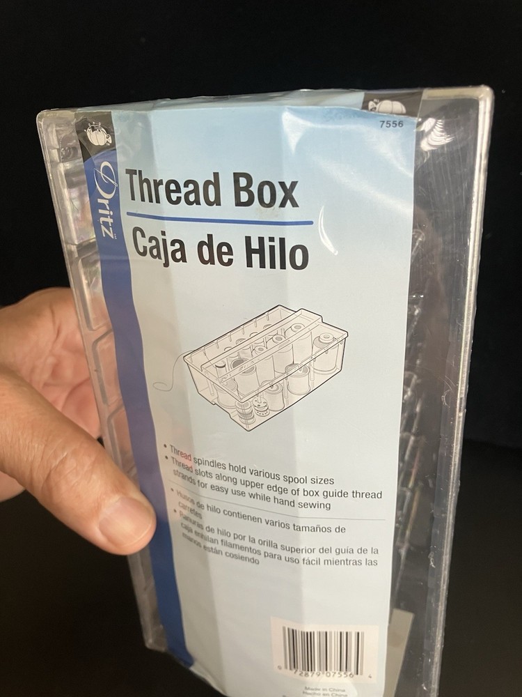 Dritz -Thread Box! Quality Storage For Various Stool Sizes! New !!