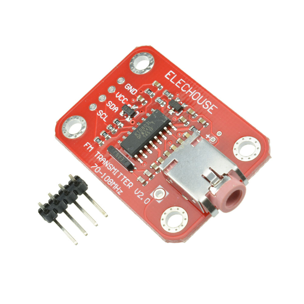 FM Transmitter Module V2.0 FM Radio Digital Module for Arduino Microphone Audio