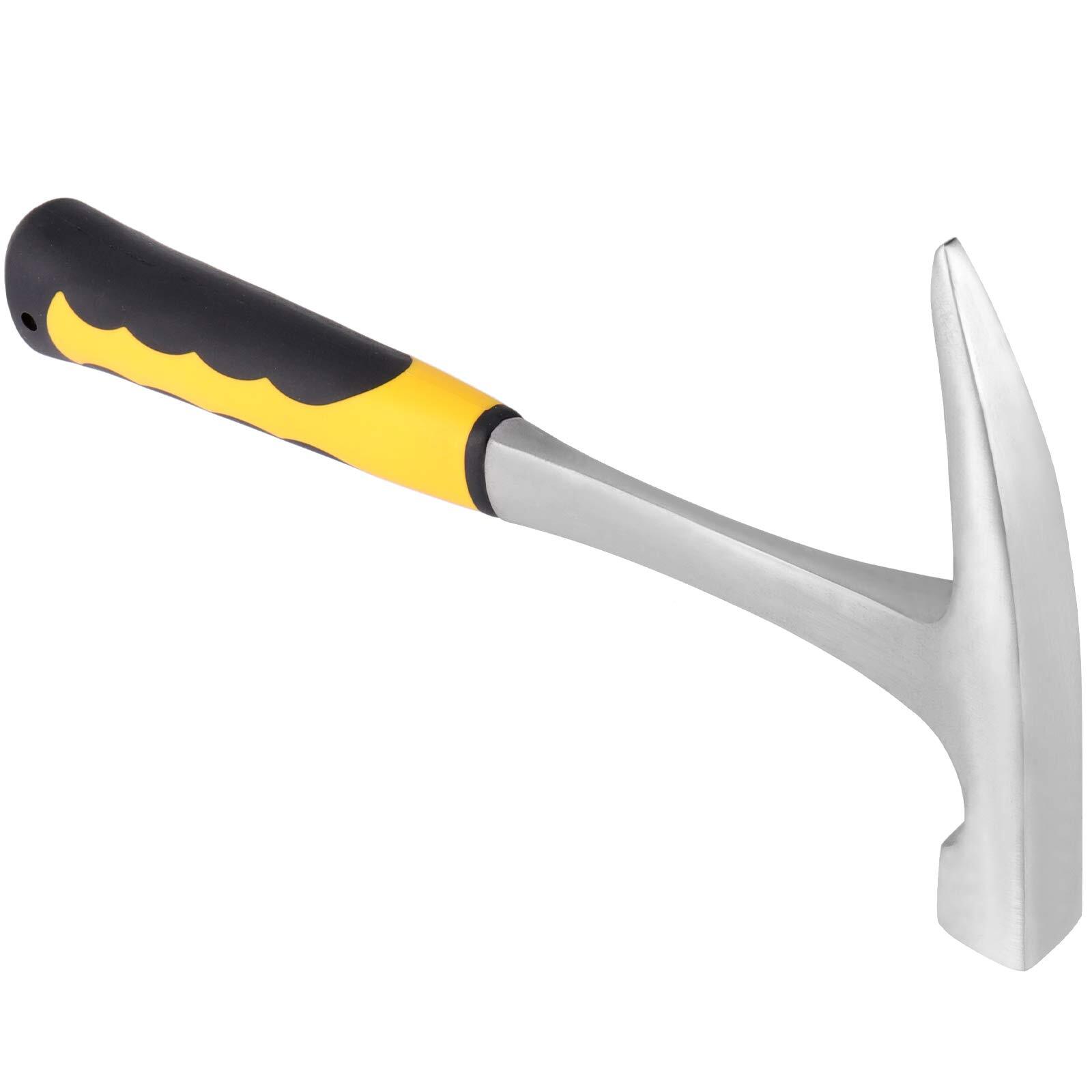 HAKZEON 32oz Rock Pick Hammer, 12 Inch Premium Carbon Steel Chipping Hammers