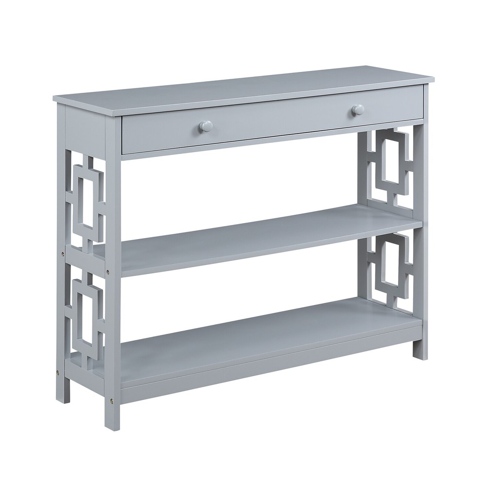 Convenience Concepts Town Square 1 Drawer Console Table