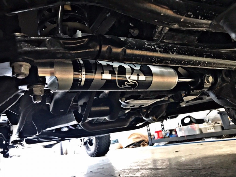 Fox 2.0 Performance IFP Steering Stabilizer Shock For Jeep Wrangler Gladiator
