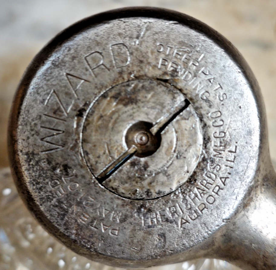 Antique "WIZARD" ADJUSTABLE RATCHET WRENCH PAT MAY 21 1907 Mechanic Railroad