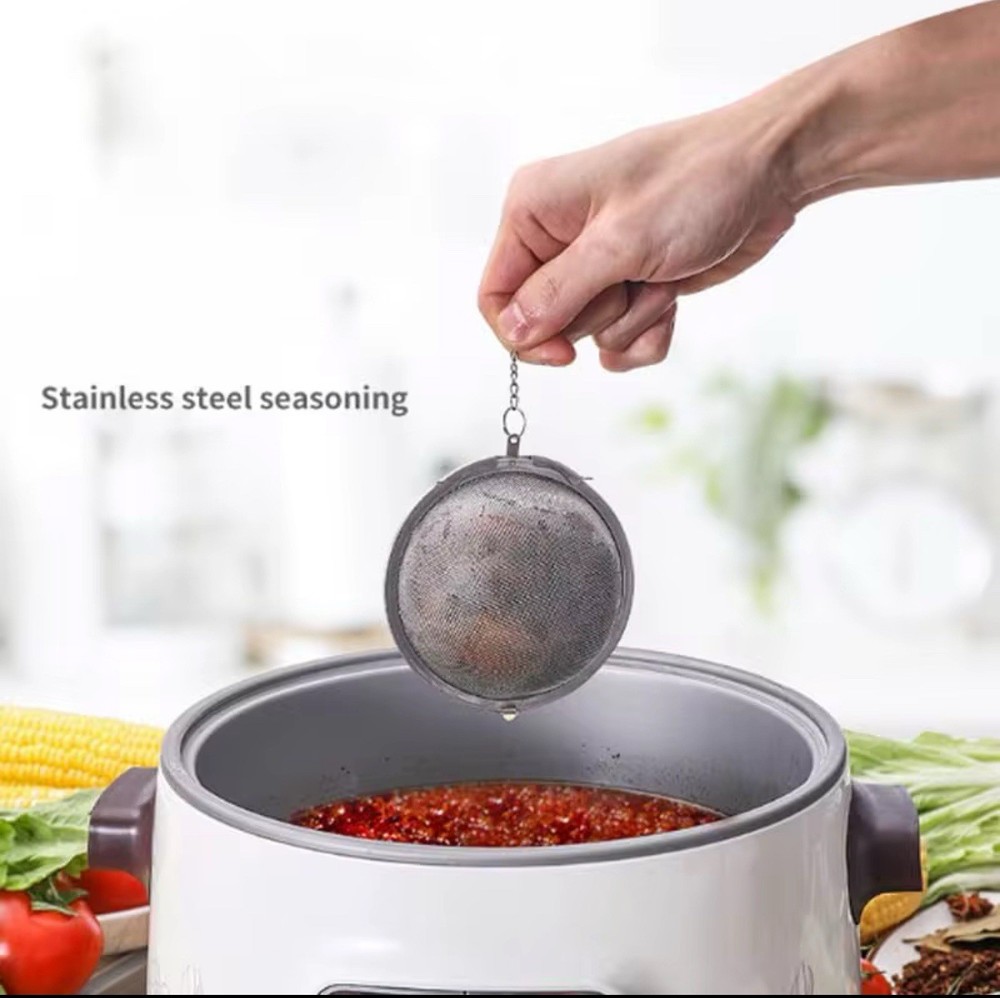 2PCS Stainless Steel Mesh Tea Infuser, 2.1 Inch Tea Ball, Strainer Tea Diffuser,