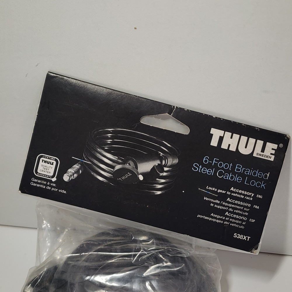 Thule 538XT 6' Braided Steel Cable Lock