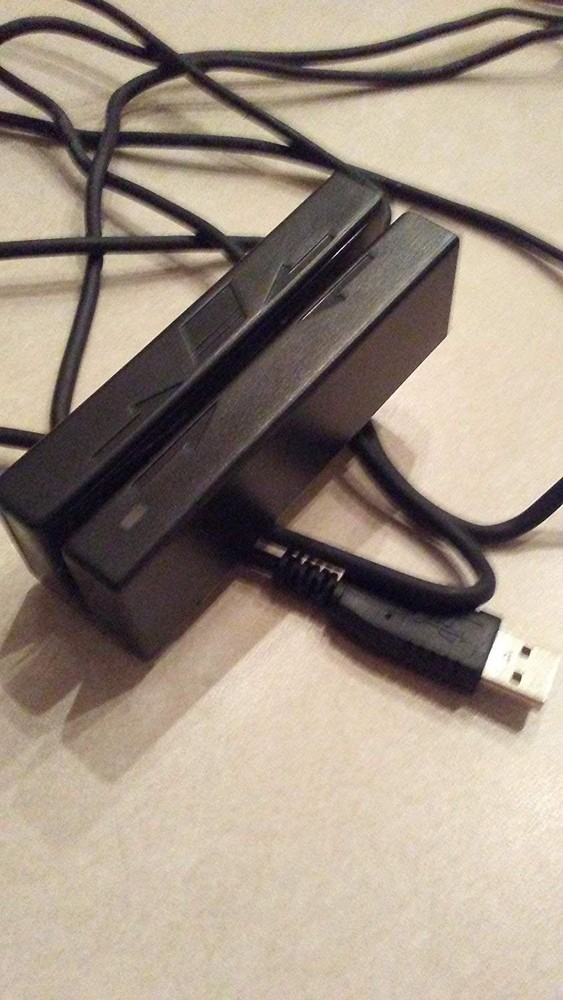 21040102 Triple Track Magnetic Stripe Mini Swipe Reader with USB HID Interfac...