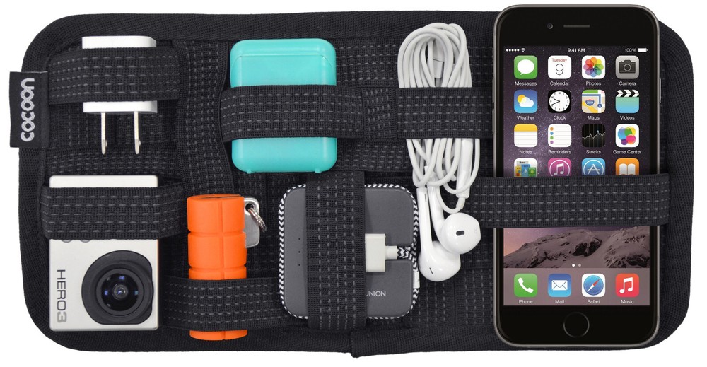 GRID-IT!® Organizer Small 10.25"x5.125" CPG5BK Rubberized System for Gadgets