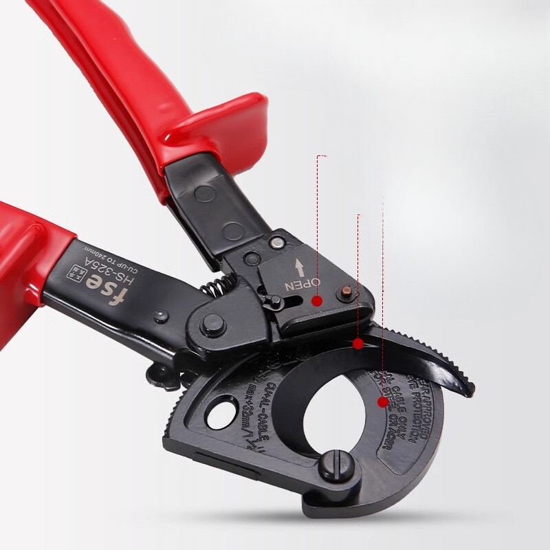 Cable cutting Cable cutters Cable scissors Ratchet cable cutting tool HS-325A