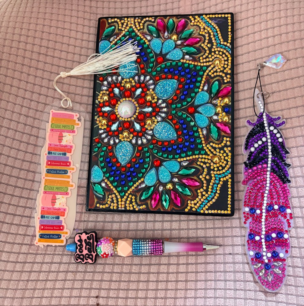 Colorful Boss Babe Bundle-includes Notebook, 2 Bookmarks & Pen