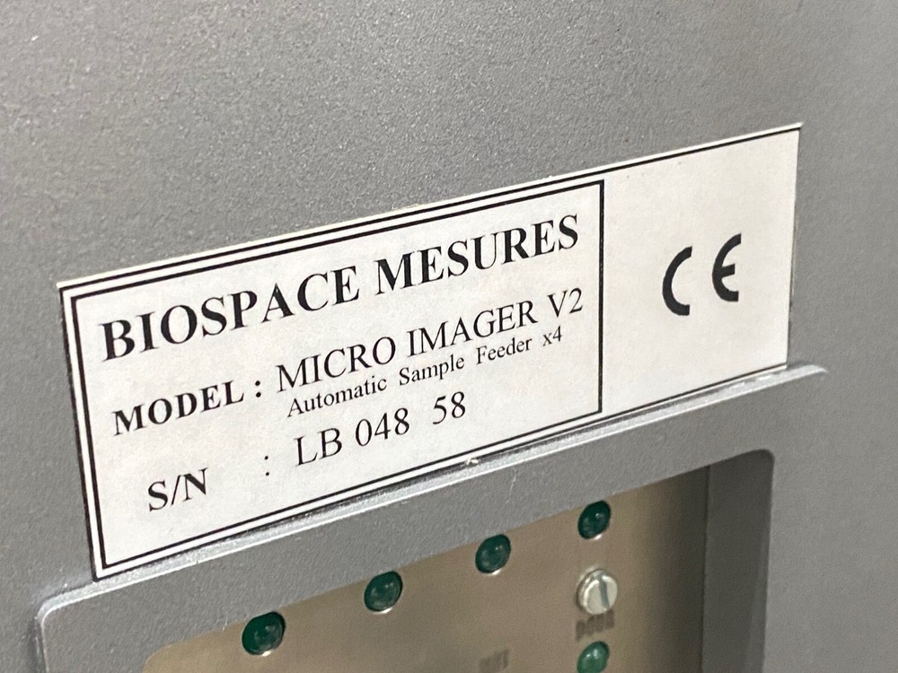 BIOSPACE MEASURES MICRO IMAGER V2 Automatic Sample Feeder X4, Lab Imaging System