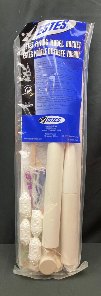 Vintage OOP Estes METEOR MASHER Flying Model Rocket Kit - Open - Complete