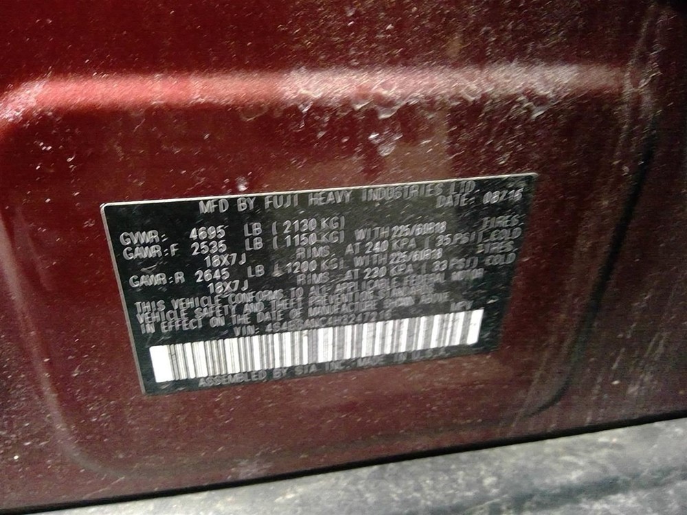 Driver Assist Reverse Automatic Braking Module Fits 17 LEGACY 87631AL00B
