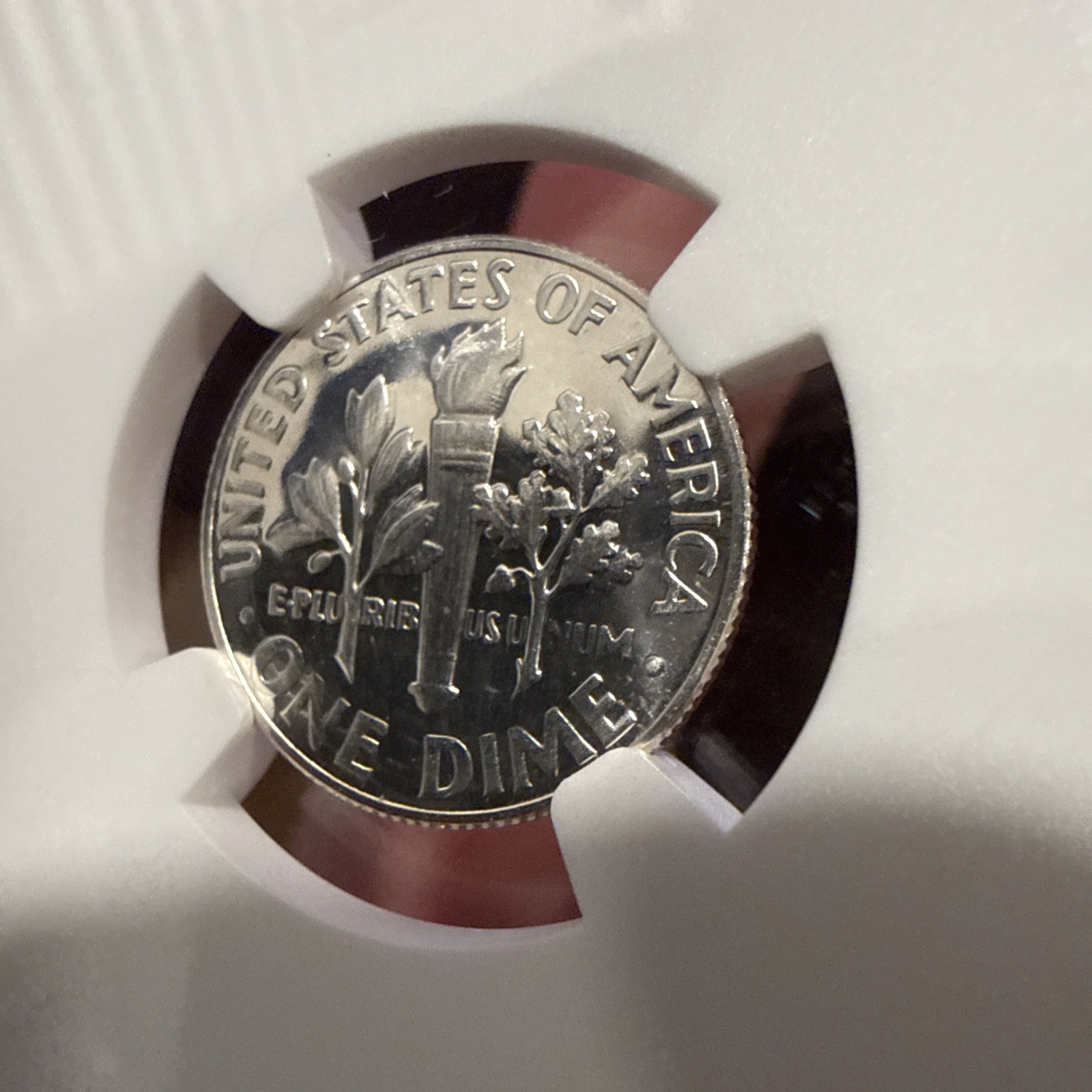 1951 NGC PF68 90% Proof Silver Roosevelt Dime 10c Portrait Lbl