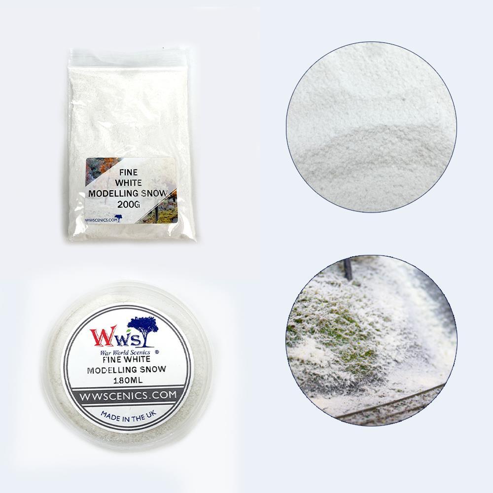 Fine White Modelling Snow | Wargame Scenery & Basing Material