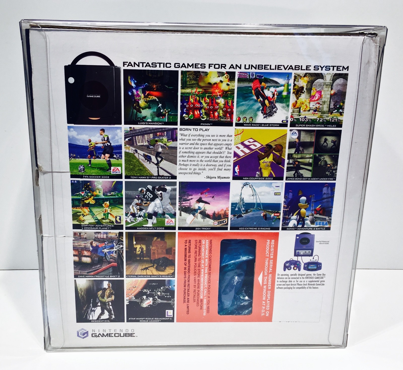 1 Console Box Protector For NINTENDO GAMECUBE Main Size Display Case New Boxes
