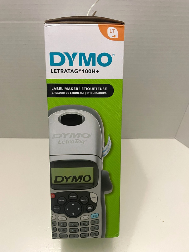 -Open Box- DYMO Portable Printer Handheld Label Maker Letratag 100H+