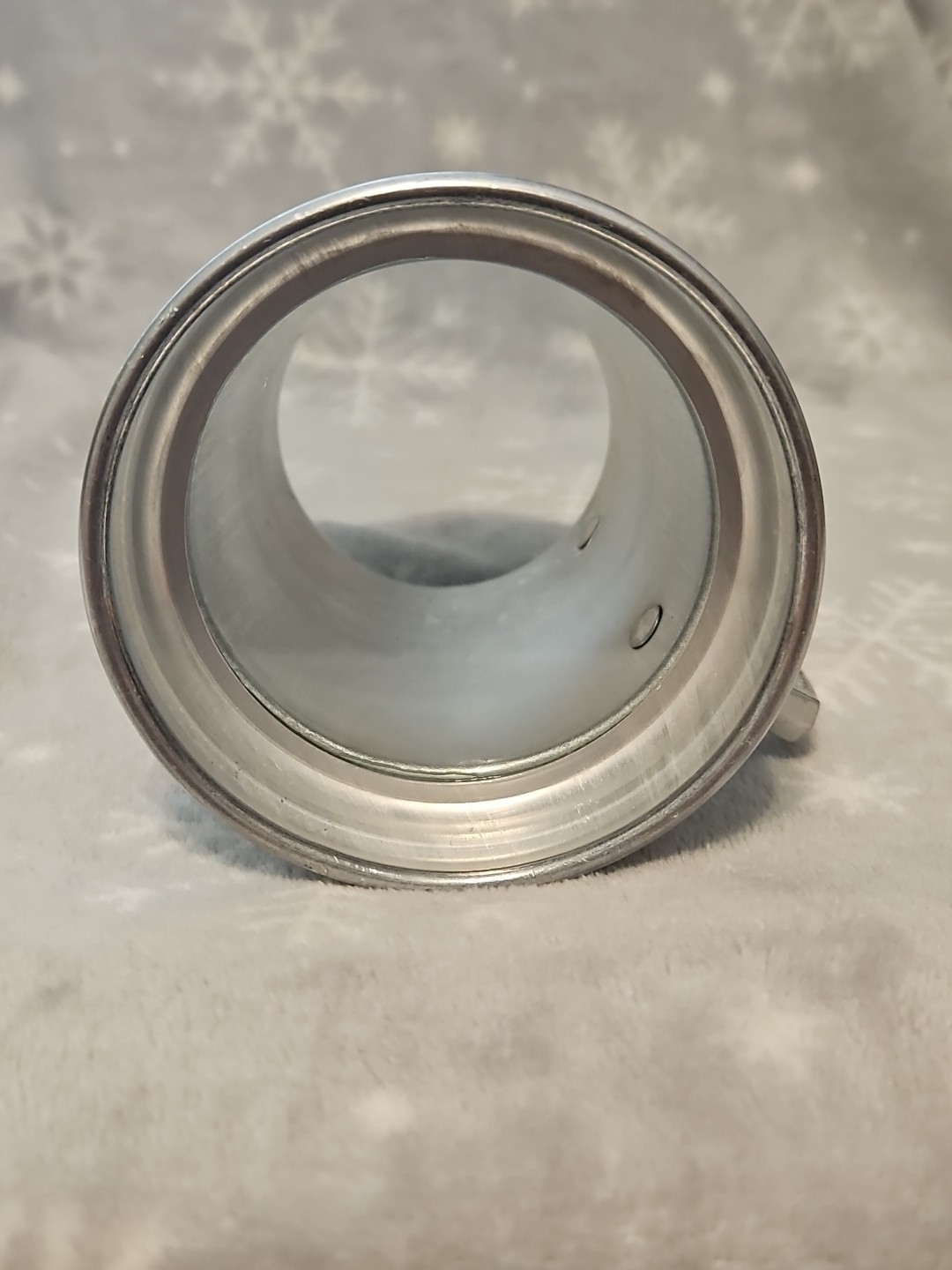 Vintage Squirt Soda Wrapped Aluminum Glass Bottom Tankard Mug