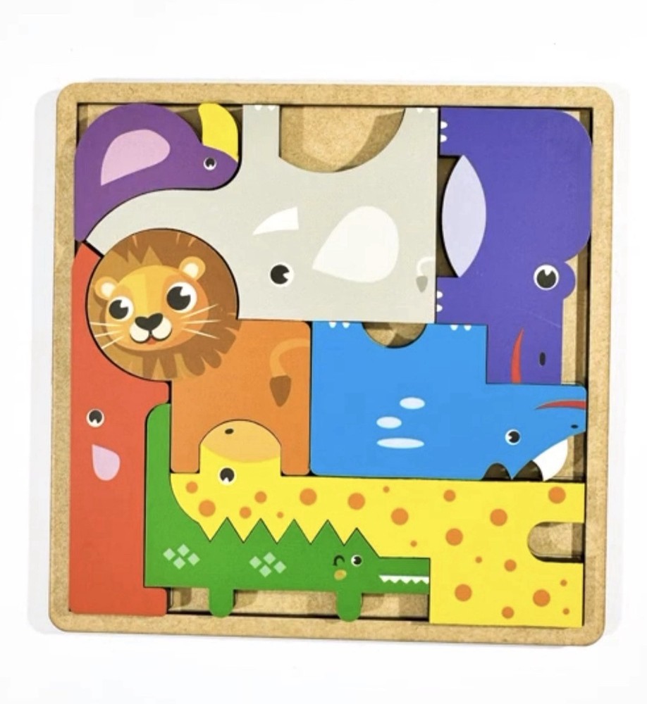 Animals Puzzle Thinking Smart