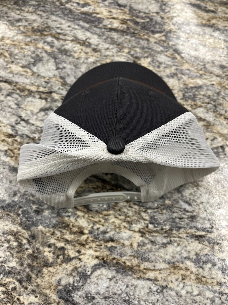 Scag Summer Hat Gray & White Trucker With Patch