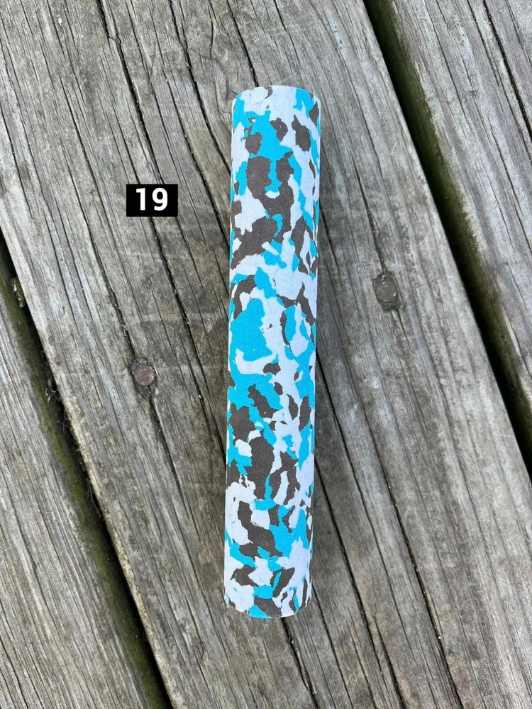 6" Rod Building Wrapping Camo colored foam Handles